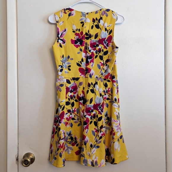FRENCH CONNECTION Floral Print Cotton Mini Dress - Picture 8 of 10